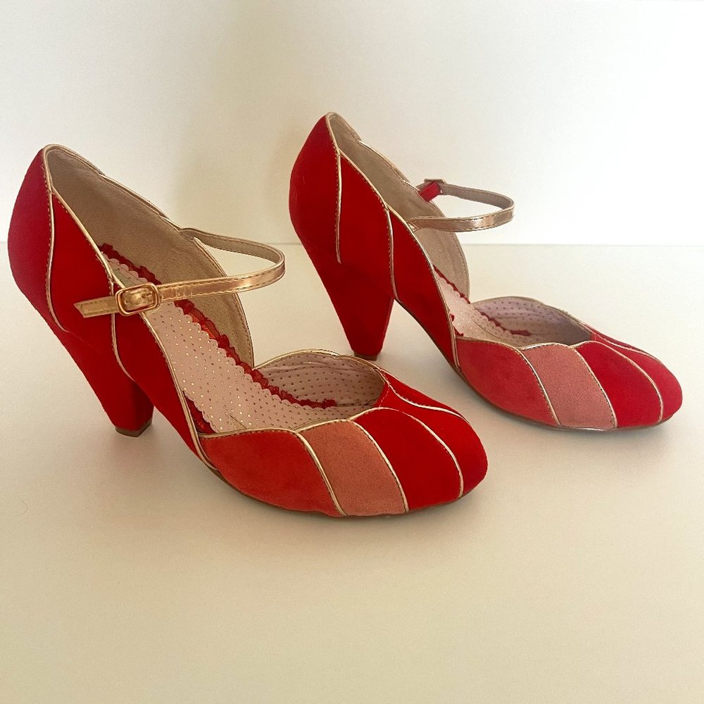 Bettie Page by Ellie Suede Heel